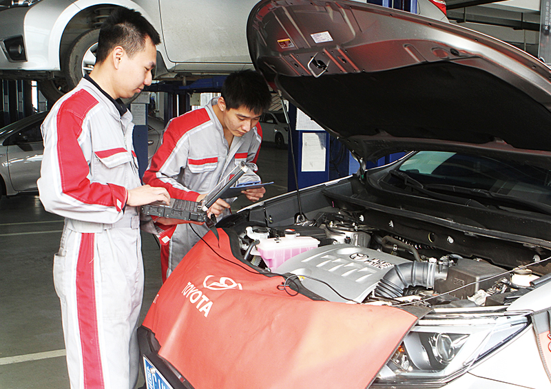 丰田维修车间